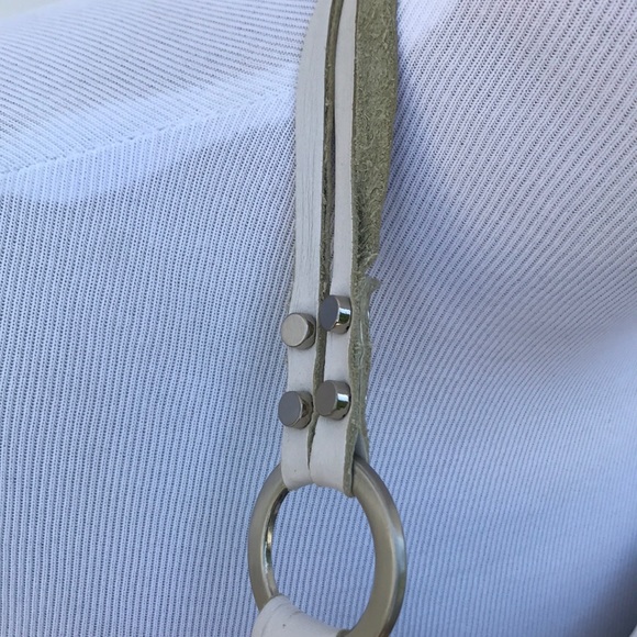 Nordstrom super cute ivory leather bag. - Picture 6 of 8